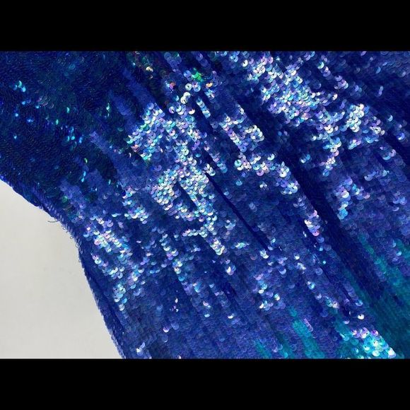 Vintage Adriana Papell Ombré Sequin dress - Picture 11 of 12